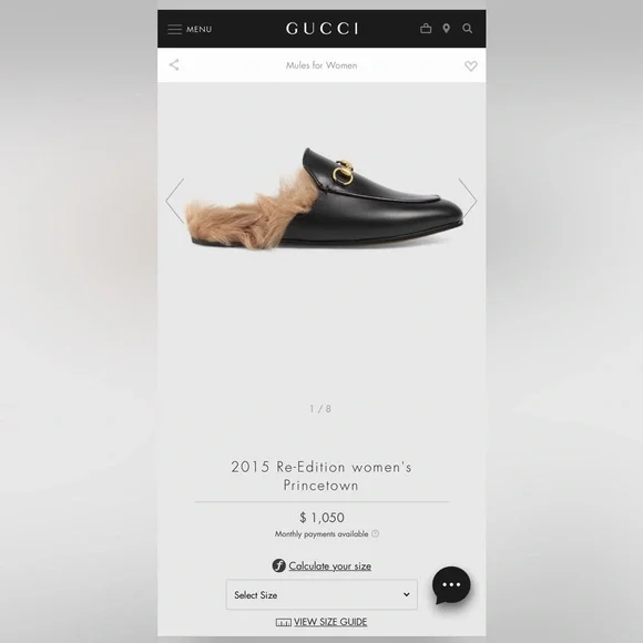 Authentic Gucci Princetown mules - Picture 3 of 3